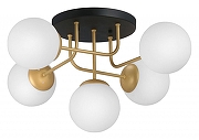Люстра Vitaluce V3999 V3999-8/5PL цвет плафона/подвески Белый, цвет арматуры Золото