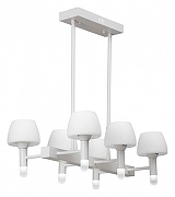 Люстра на штанге Vitaluce V4056 V4056/6PL цвет плафона/подвески Белый, цвет арматуры Белый