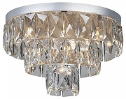 Люстра Vitaluce V5262-9/8+4+1PL цвет плафона/подвески Прозрачный, цвет арматуры Хром