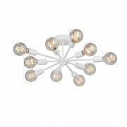 Люстра на штанге Vitaluce V4261 V4261-0/10PL цвет плафона/подвески Светло-серый, цвет арматуры Белый-1