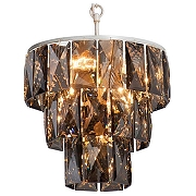 Люстра Vitaluce V5276 V5276-0/6+1 цвет плафона/подвески Серый, цвет арматуры Бежевый, Белый