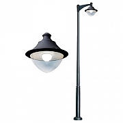 Фонарный столб Fumagalli Vivi V50.372.A10.AXH27 цвет плафона/подвески Прозрачный, цвет арматуры Черный