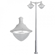 Фонарный столб Fumagalli Vivi V50.372.A20.LXD6L цвет плафона/подвески Прозрачный, цвет арматуры Серый