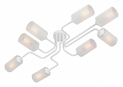 Люстра Vitaluce V4310 V4310-0/8PL цвет плафона/подвески Белый, цвет арматуры Белый