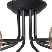 Люстра Vitaluce V47240 V47240-13/8PL цвет плафона/подвески Коньячный, цвет арматуры Черный-3