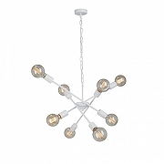 Люстра Vitaluce V4750 V4750-0/8 цвет плафона/подвески Светло-серый, цвет арматуры Белый-1