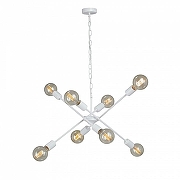 Люстра Vitaluce V4750 V4750-0/8 цвет плафона/подвески Светло-серый, цвет арматуры Белый-3