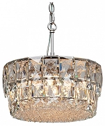 Люстра Vitaluce V5350-9/5 цвет плафона/подвески Прозрачный, цвет арматуры Графит