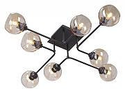 Люстра Vitaluce V47950 V47950-13/8PL цвет плафона/подвески Шампань, цвет арматуры Черный-1