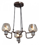 Люстра Vitaluce Шарики V4833-7/3S цвет плафона/подвески Бежевый, цвет арматуры Бронза-1