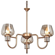 Люстра Vitaluce Шарики V4834-7/3 цвет плафона/подвески Бежевый, цвет арматуры Медь