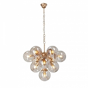 Люстра Vitaluce V49630 V49630-8/10 цвет плафона/подвески Прозрачный, цвет арматуры Золото-1