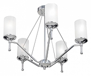 Люстра на штанге Vitaluce V4964 V4964-9/5PL цвет плафона/подвески Белый, цвет арматуры Хром-1