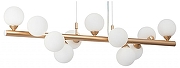 Люстра Vitaluce V49860 V49860-8/11S цвет плафона/подвески Белый, цвет арматуры Золото