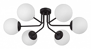 Люстра Vitaluce V4995 V4995-1/6PL цвет плафона/подвески Белый, цвет арматуры Черный