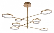 Люстра на штанге Moderli Run V5070-CL цвет плафона/подвески Белый, Золото, цвет арматуры Золото