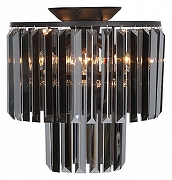 Люстра Vitaluce V5155 V5155-1/4PL цвет плафона/подвески Светло-серый, цвет арматуры Черный