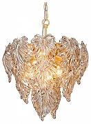 Люстра Vitaluce V5843-8/7 цвет плафона/подвески Оранжевый, цвет арматуры Бронза