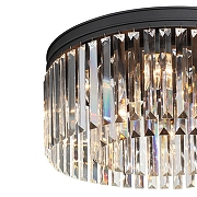 Люстра Vitaluce V5180 V5180-1/8PL цвет плафона/подвески Светло-серый, цвет арматуры Черный-3