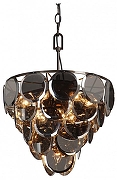 Люстра Vitaluce V5850-7/10 цвет плафона/подвески Тонированный, цвет арматуры Бронза
