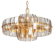 Люстра Vitaluce V5857-8/12 цвет плафона/подвески Оранжевый, цвет арматуры Золото