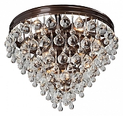 Люстра Vitaluce 5865 V5865-7/10PL цвет плафона/подвески Прозрачный, цвет арматуры Бронза