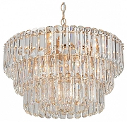Люстра Vitaluce V53440 V53440-8/11 цвет плафона/подвески Прозрачный, цвет арматуры Золото