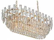 Люстра Vitaluce V53440 V53440-8/19 цвет плафона/подвески Прозрачный, цвет арматуры Золото