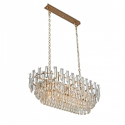 Люстра Vitaluce V53440 V53440-8/19 цвет плафона/подвески Прозрачный, цвет арматуры Золото-2