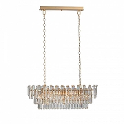 Люстра Vitaluce V53440 V53440-8/19 цвет плафона/подвески Прозрачный, цвет арматуры Золото-3