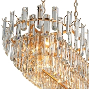 Люстра Vitaluce V53440 V53440-8/19 цвет плафона/подвески Прозрачный, цвет арматуры Золото-4