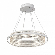 Люстра Vitaluce V5400 V5400-0/1S цвет плафона/подвески Белый, Прозрачный, цвет арматуры Белый-1