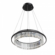 Люстра Vitaluce V5401 V5401-1/1S цвет плафона/подвески Белый, Прозрачный, Черный, цвет арматуры Черный-2