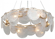 Люстра Vitaluce V5801 V5801-8/6S цвет плафона/подвески Белый, цвет арматуры Золото