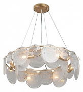 Люстра Vitaluce V5801 V5801-8/6S цвет плафона/подвески Белый, цвет арматуры Золото-1