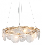 Люстра Vitaluce V5801 V5801-8/6S цвет плафона/подвески Белый, цвет арматуры Золото-4