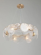 Люстра Vitaluce V5801 V5801-8/6S цвет плафона/подвески Белый, цвет арматуры Золото-5