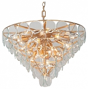 Люстра Vitaluce V58340 V58340-8/25 цвет плафона/подвески Прозрачный, цвет арматуры Золото