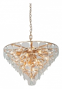 Люстра Vitaluce V58340 V58340-8/25 цвет плафона/подвески Прозрачный, цвет арматуры Золото-1