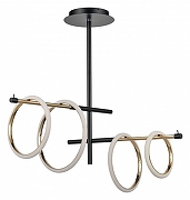 Люстра на штанге Vele Luce Bellezza VL7262L04 цвет плафона/подвески Белый, Золото, цвет арматуры Золото, Черный