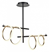 Люстра на штанге Vele Luce Bellezza VL7262L04 цвет плафона/подвески Белый, Золото, цвет арматуры Золото, Черный-1