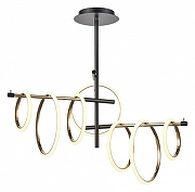 Люстра на штанге Vele Luce Bellezza VL7262L07 цвет плафона/подвески Белый, Золото, цвет арматуры Золото, Черный