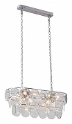 Люстра Vitaluce V5834 V5834-9/18 цвет плафона/подвески Прозрачный, цвет арматуры Хром-1