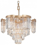 Люстра Vitaluce V58370 V58370-8/13 цвет плафона/подвески Прозрачный, цвет арматуры Золото