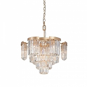 Люстра Vitaluce V58370 V58370-8/13 цвет плафона/подвески Прозрачный, цвет арматуры Золото-1