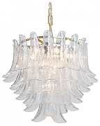 Люстра Vitaluce V5860 V5860-8/10 цвет плафона/подвески Прозрачный, цвет арматуры Золото