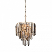 Люстра Vitaluce V5867 V5867-8/10 цвет плафона/подвески Светло-серый, цвет арматуры Золото-1