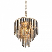 Люстра Vitaluce V5867 V5867-8/10 цвет плафона/подвески Светло-серый, цвет арматуры Золото-2