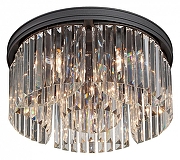 Люстра Vitaluce V587 V5879-1/6PL цвет плафона/подвески Серый, цвет арматуры Черный