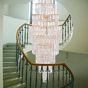 Люстра Arti Lampadari Valencia Valencia E 1.10.50.501 G цвет плафона/подвески Прозрачный, цвет арматуры Золото-4
